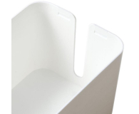 MOZOS Organizer na kable i listwy Biały Drewno KBO-LW-WOOD - 1095140 - zdjęcie 3